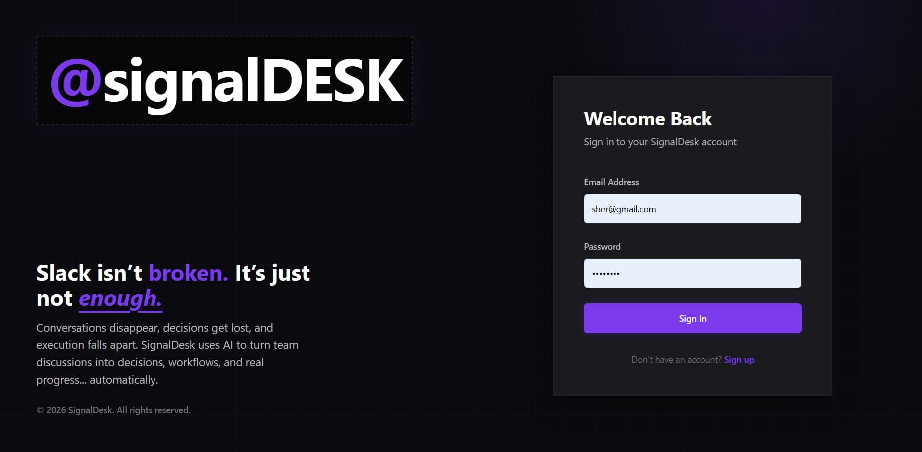 SignalDesk